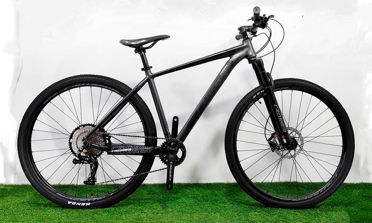 Фотография Велосипед Crosser Solo 1х12 29" размер XL рама 21 2021 Серо-черный